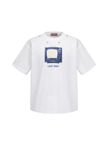 LAZYBIRD NAPFLIX 3D TV TSHIRT