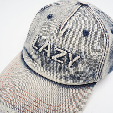 LAZYBIRD WASHED CAP DENIM BLUE