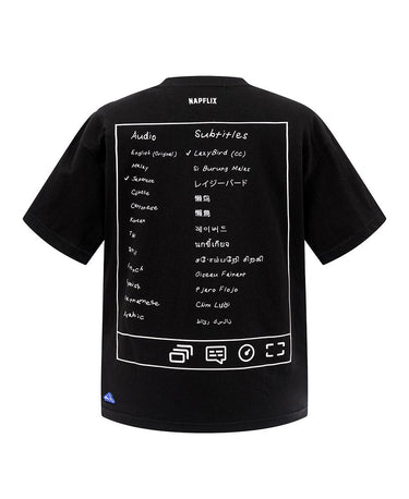 LAZY BIRD NAPFLIX LAZINESS GAME T-SHIRT