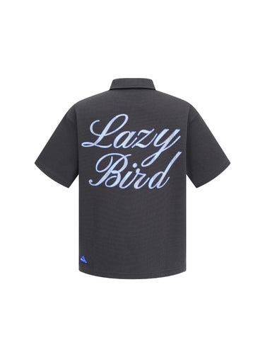 LAZYBIRD POLO STRIPE LOGO SHIRT