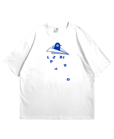 LAZY BIRD T-Shirt (Blue/White)