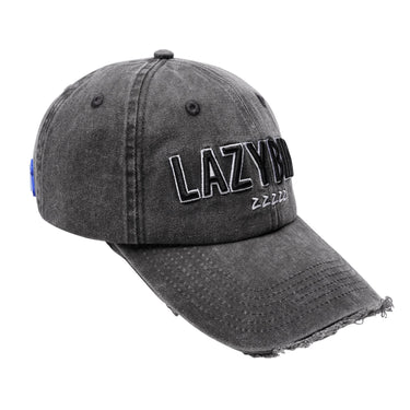 LAZYBIRD TORNED CAP DENIM GREY