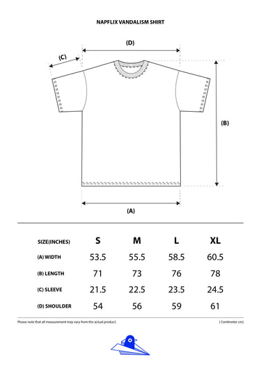 LAZYBIRD NAPFLIX VANDALISM TSHIRT