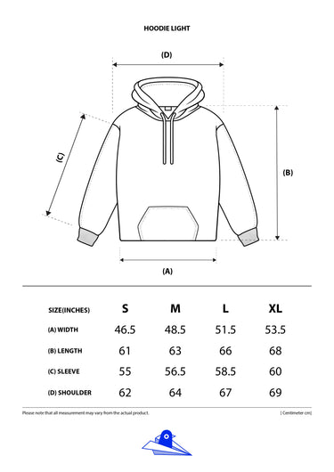LAZYBIRD ZZZ HOODIE LIGHT BLUE