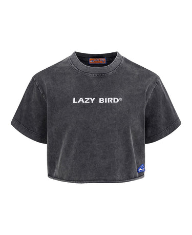 LAZY BIRD LAZY CROP T-SHIRT