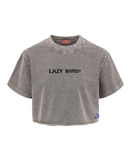 LAZY BIRD LAZY CROP T-SHIRT