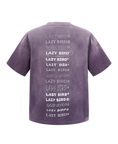 LAZY BIRD LAZY LOGOS T-SHIRT