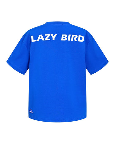 LAZY BIRD T-Shirt (Blue/White)