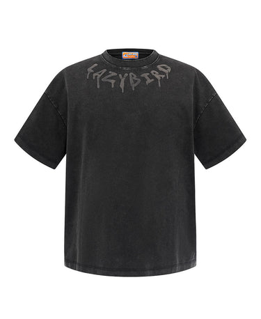 LAZY BIRD LOGO PUFF T-SHIRT
